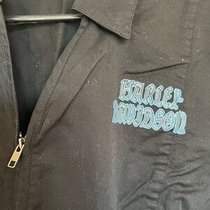 Harley-Davidson Black Top with Blue Logo
